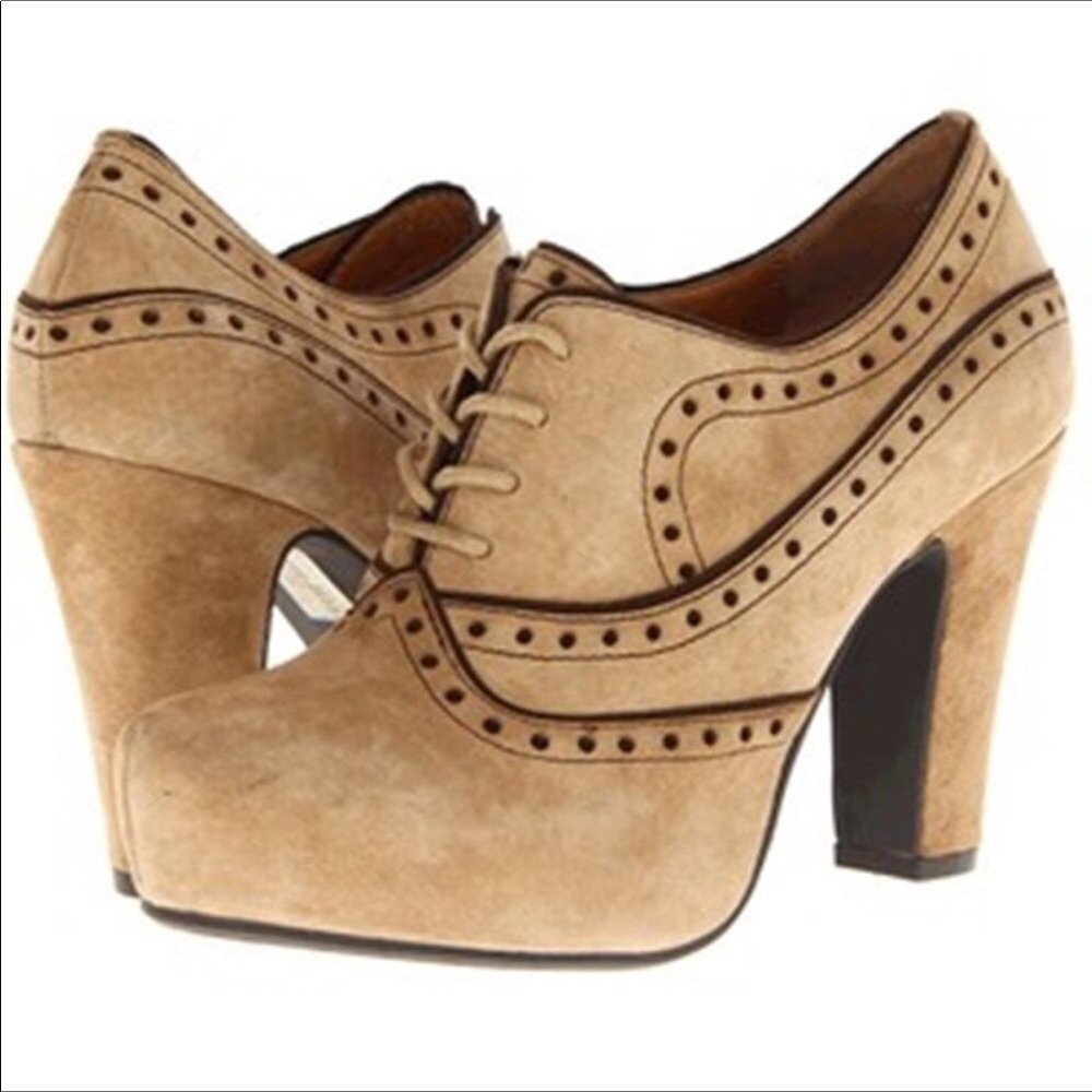 Miz Mooz Lance Platform Oxford Booties